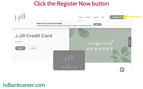 The card also comes with access to special promotions and other benefits. . Jjill credit card login